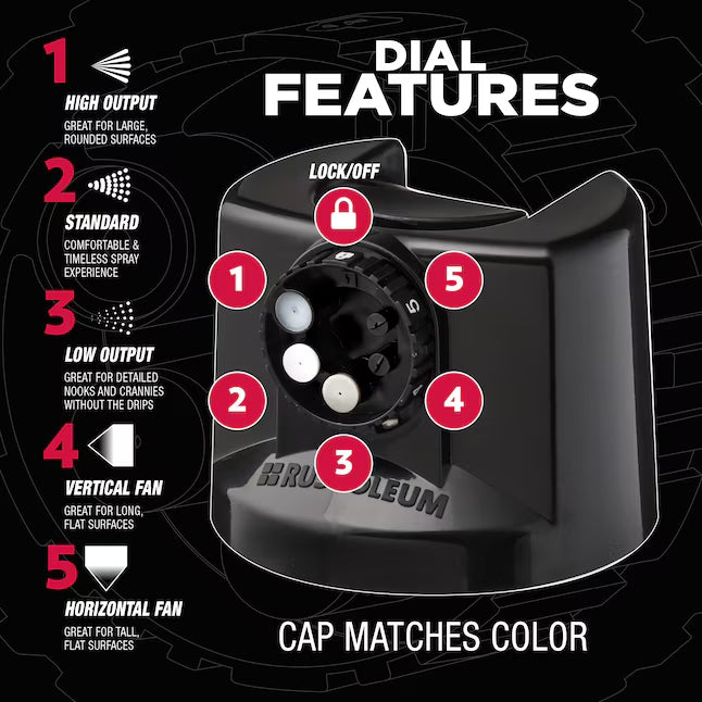 Rust-Oleum Stops Rust 5-in-1 Gloss Black Oil-based Spray paint 15-oz